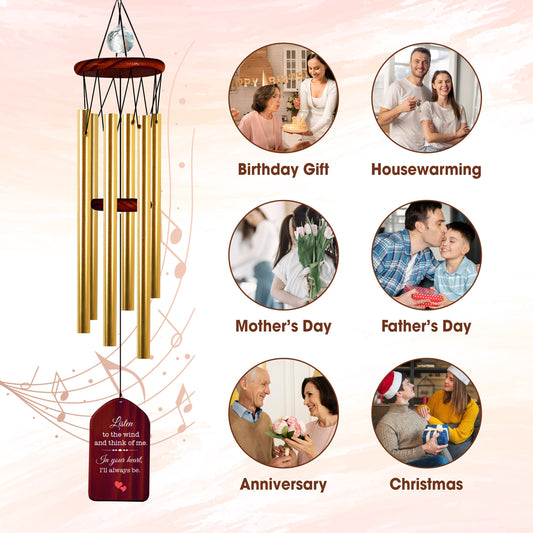 Personalized Sympathy Wind Chime Bereavement Gift