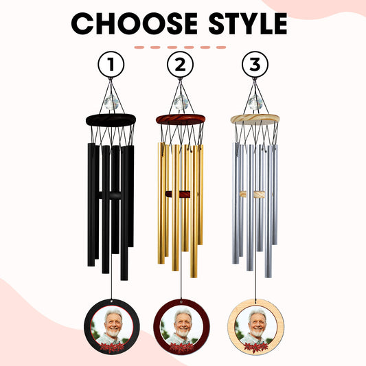 Personalized Carnival Wind Chimes Bereavement Gift